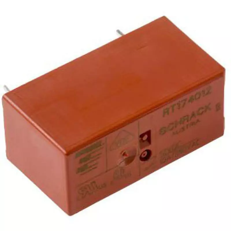 TE CONNECTIVITY Power Relay Board Mounting Type Of Sign SPDT Contact Configuration Through Hole Terminal Type, RT174012