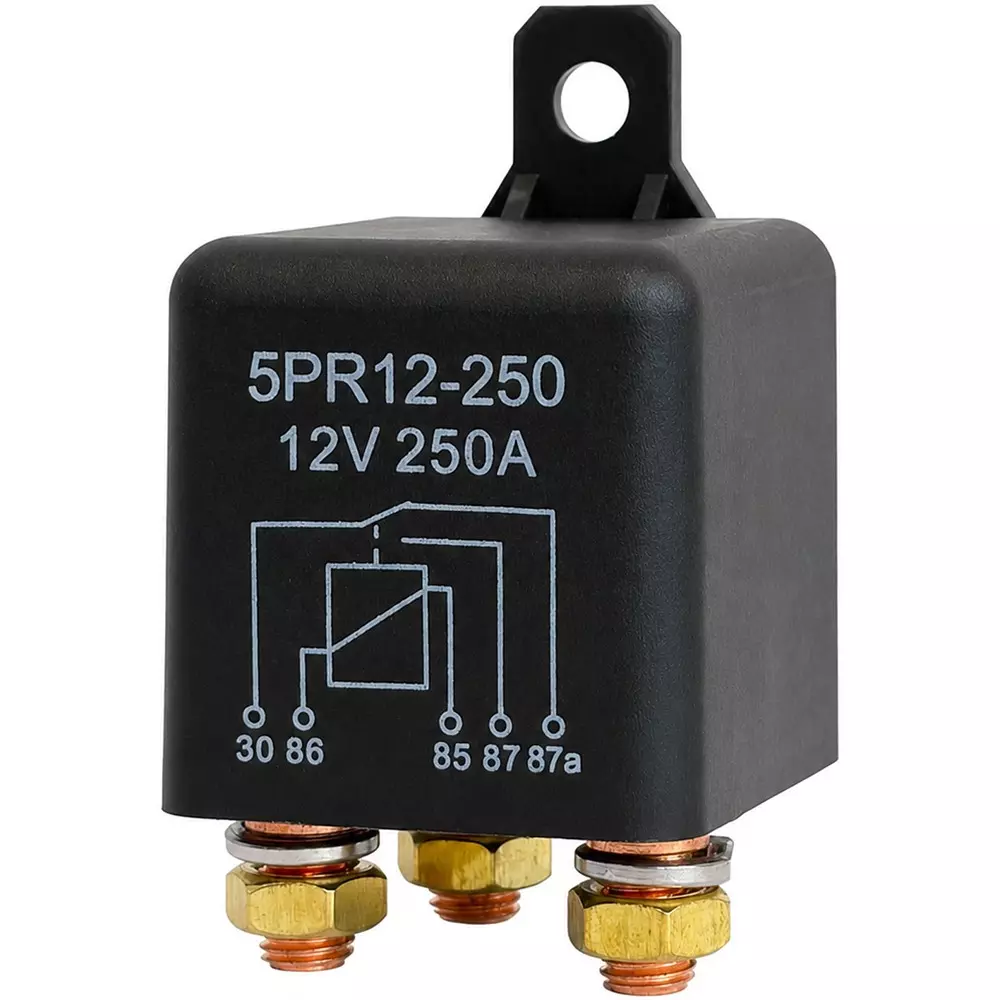 MARINTEC Power Relay DC 12 Input Voltage 250 Amp Peak Current, 5PR12-250
