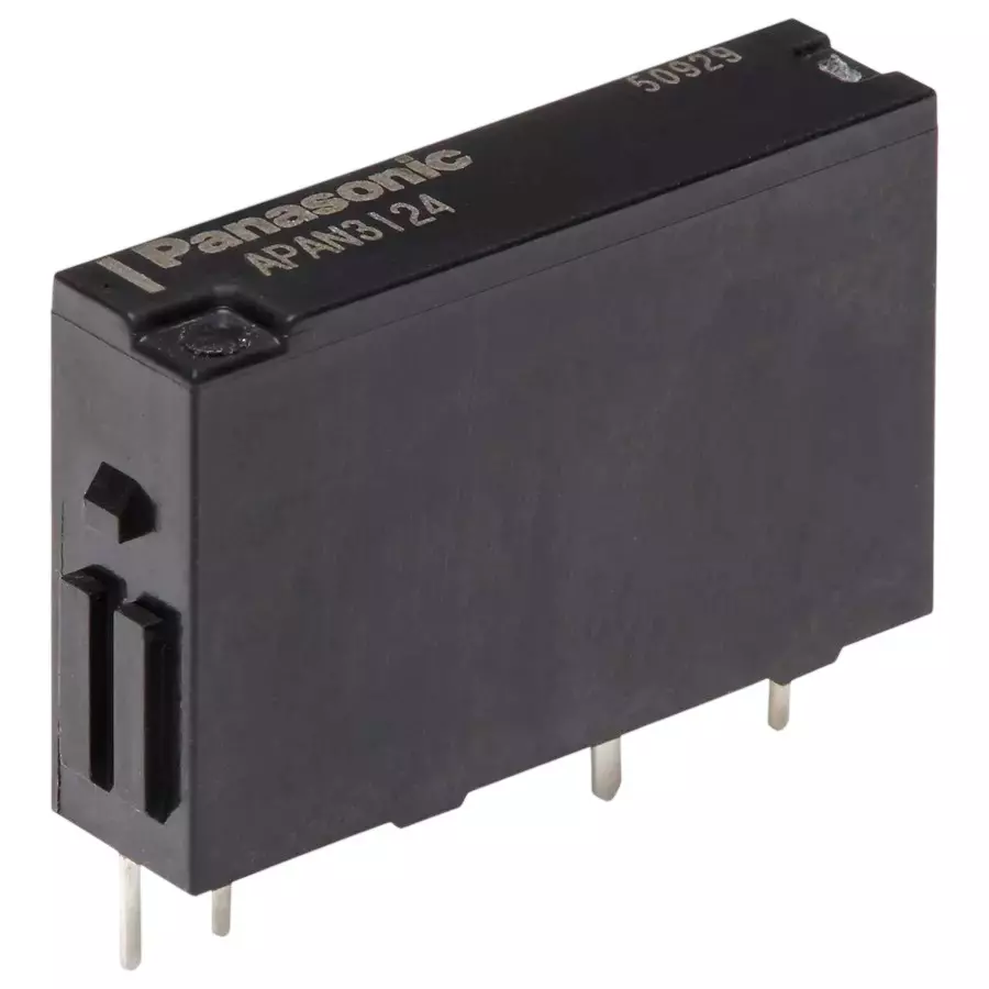 Panasonic Power Relay 1A Contact Configuration 1000 m/s² Impact Resistance, APAN3124