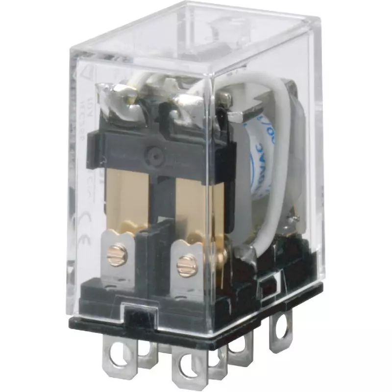 Omron Plug-In Terminal Bi-Power Relay AC12 V 2 Pole, LY2N-AC12