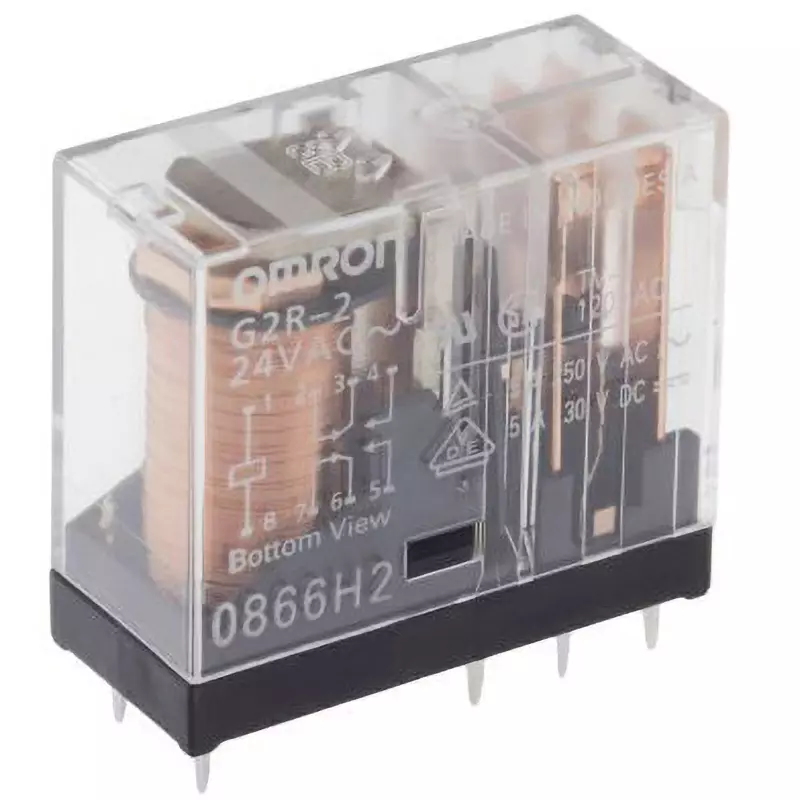Omron Power Relay G2R 2C Contact Configuration, G2R224AC