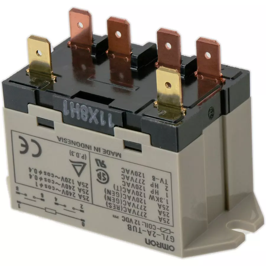 Omron Power Relay G7L Series 2 Pole Upper Bracket Mounting