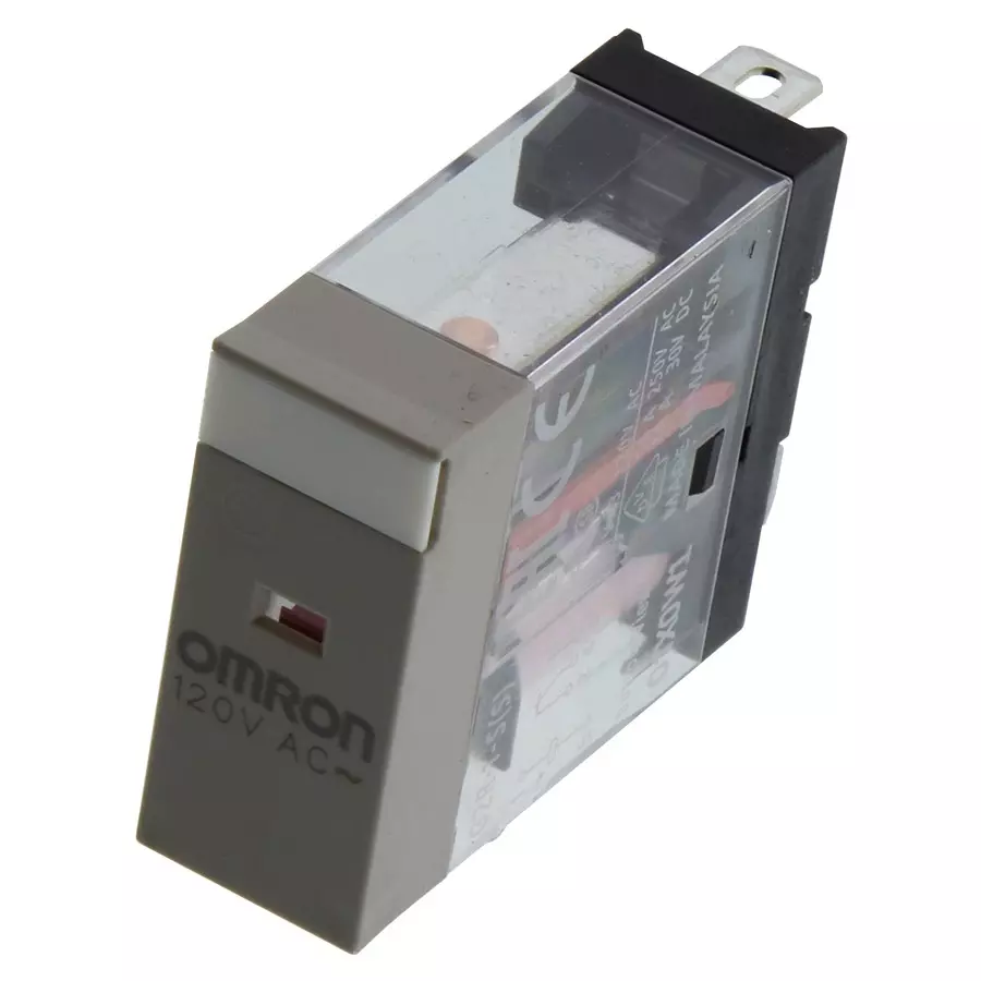 OMRON INDUSTRIAL AUTOMATION RELAY, SPDT, 250VAC, 30VDC, 10A, G2R-1-S AC120(S).