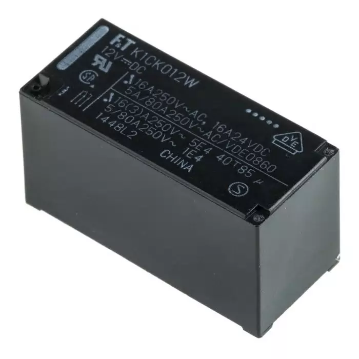 Fujitsu Power Relay PCB Mount SPDT PCB Pin 12 V DC 360 Ω, FTR-K1CK012W