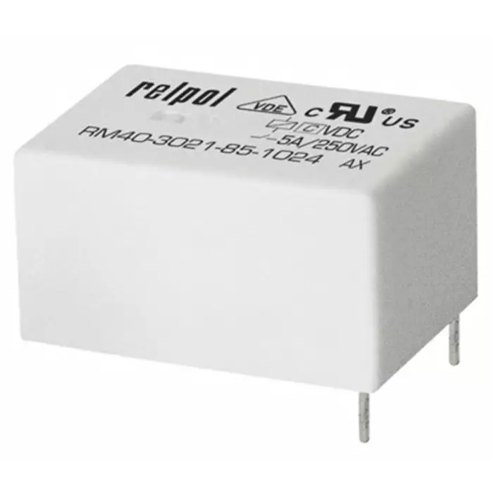 Relpol Power Relay PCB Mount SPDT PCB Pin 9 V DC 405 Ω, RM40-2011-85-1009