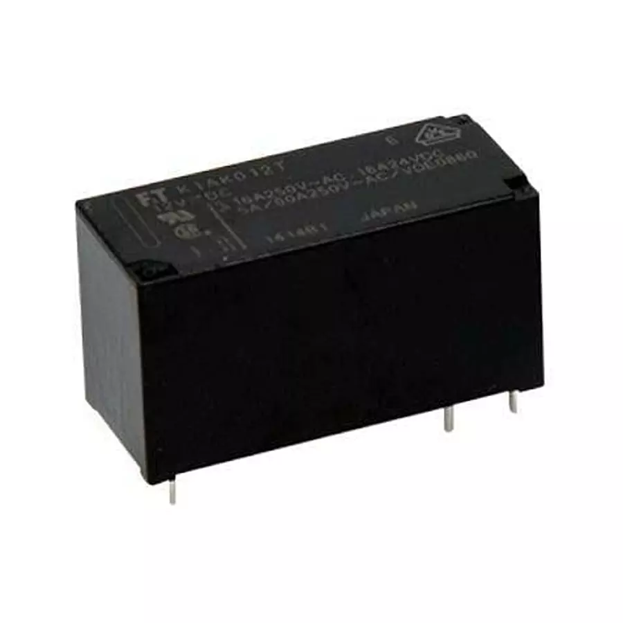 FCL Components Power Relay Through Hole Mount 1 Form A (SPST-NO) 16 Amp 440 V AC, 300 V DC, FTR-K1AK012T-HT-GW