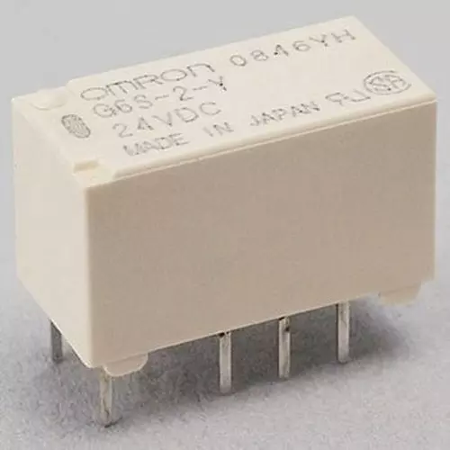 Omron Surface Mount Relay 1000 mohm or more (with DC500 V mega), G6S-2-Y DC24