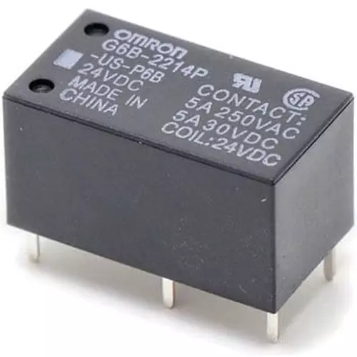 Omron Power Relay DC 24 V Rated Voltage, G6B-2214P-US-P6B DC24