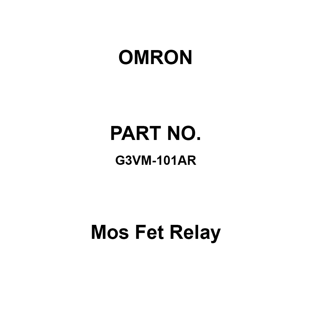 Omron Mos Fet Relay 1A Contact Configuration, G3VM-101AR