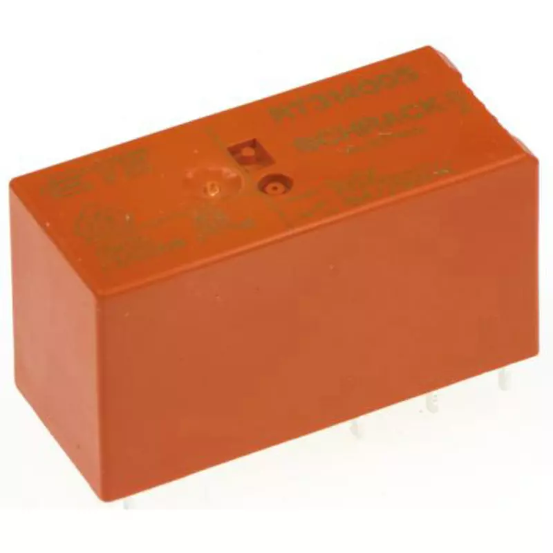 TE CONNECTIVITY Power Relay Board Mounting Type Of Sign SPDT Contact Configuration Through Hole Terminal Type, RT314005