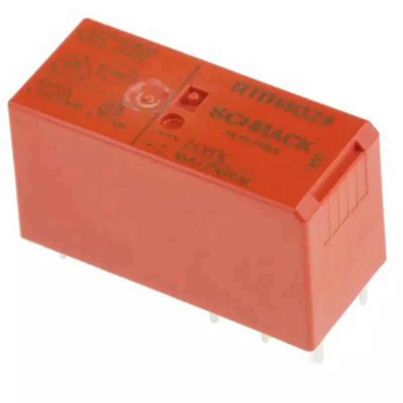 TE CONNECTIVITY Power Relay Board Mounting Type Of Sign SPDT Contact Configuration Through Hole Terminal Type, RTD14024