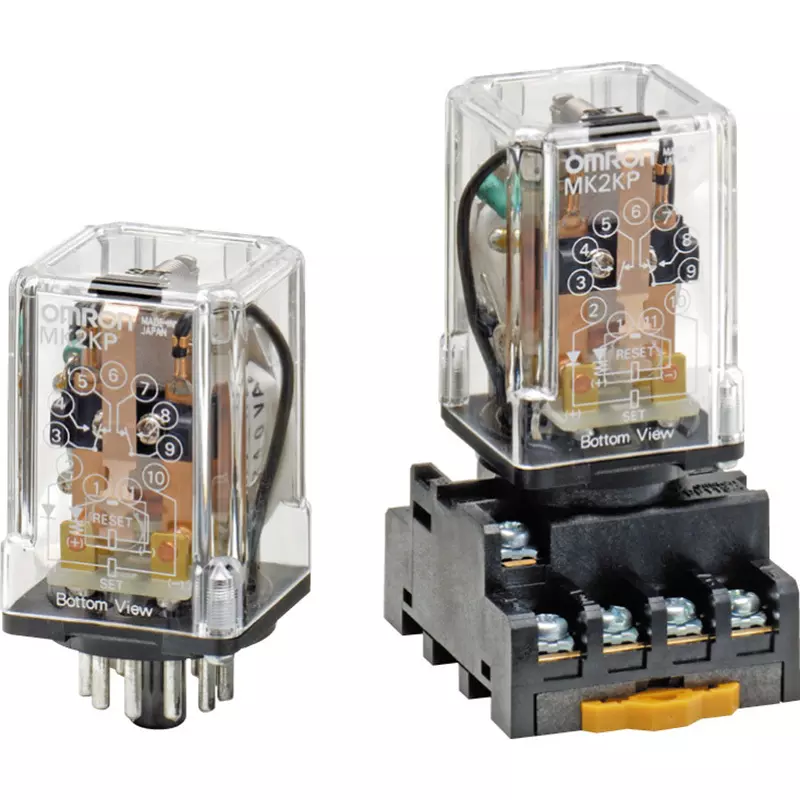 Omron Plug-In Terminal Small Power Relay 2c Contact Configuration, MK2P-DC100/110