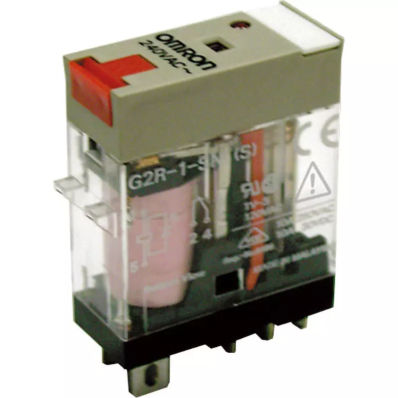 Omron Plug-In Terminal Mini Power Relay 1c Contact Configuration, G2R-1-SNI-AC200/220-S