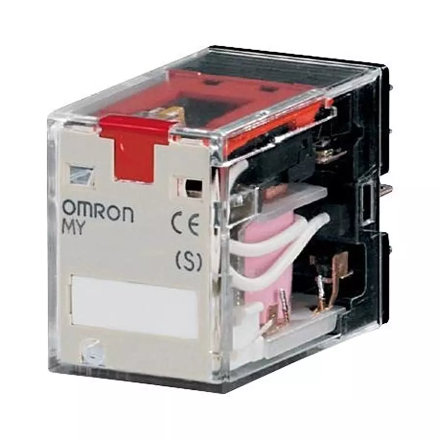 OMRON INDUSTRIAL AUTOMATION RELAY, 4PDT, 250VAC, 30VDC, 5A, MY4IN AC110/120 (S)
