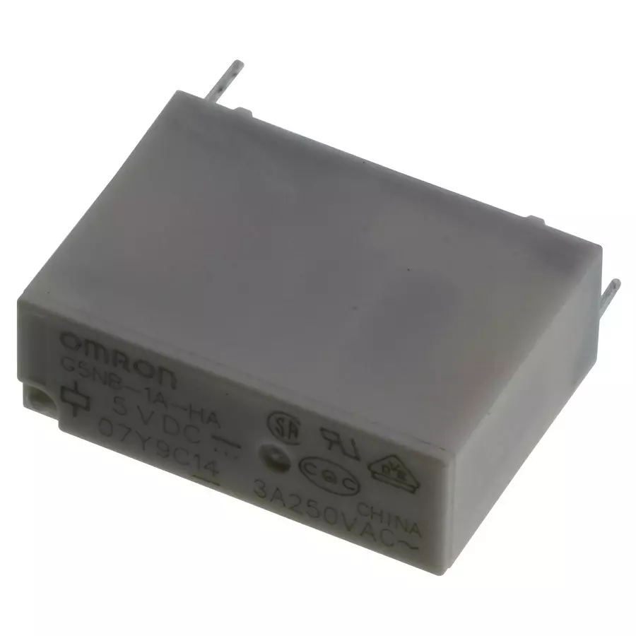 OMRON ELECTRONIC COMPONENTS POWER RELAY, SPST-NO, 12VDC, 3A, THT, G5NB-1A-HA DC12