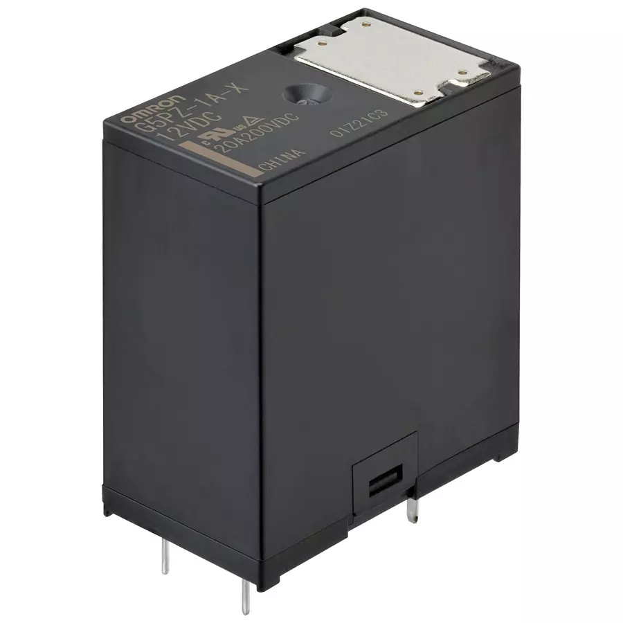 OMRON ELECTRONIC COMPONENTS POWER RELAY, SPST, 24VDC, 20A, THT, G5PZ-1A-X DC24 BY OMZ