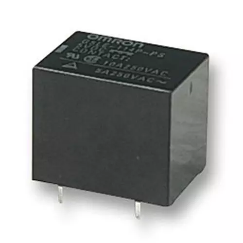OMRON ELECTRONIC COMPONENTS RELAY, SPDT, 250VAC, 30VDC, 10A, G5LE-14  DC24