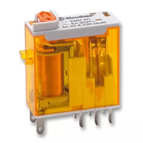 FINDER RELAY, DPDT, 250VAC, 8A, 46.52.9.012.0040