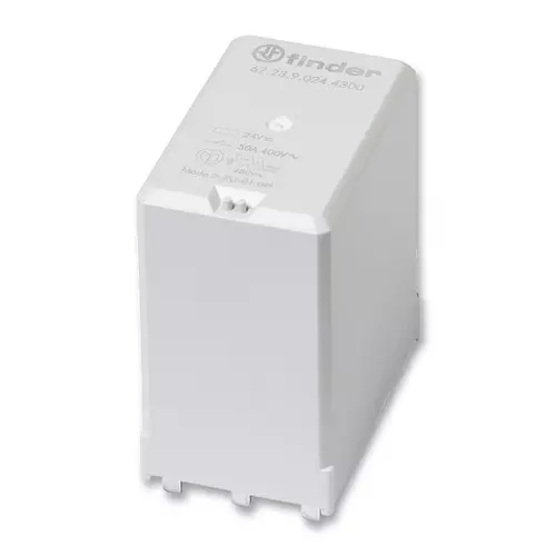 FINDER RELAY, 3PST-NO, 400VAC, 50A, 67.23.9.012.4300