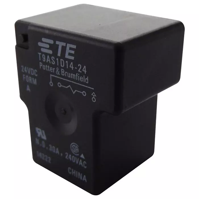 TE CONNECTIVITY RELAY, SPST, 240VAC, 30A, T9AS1D14-24