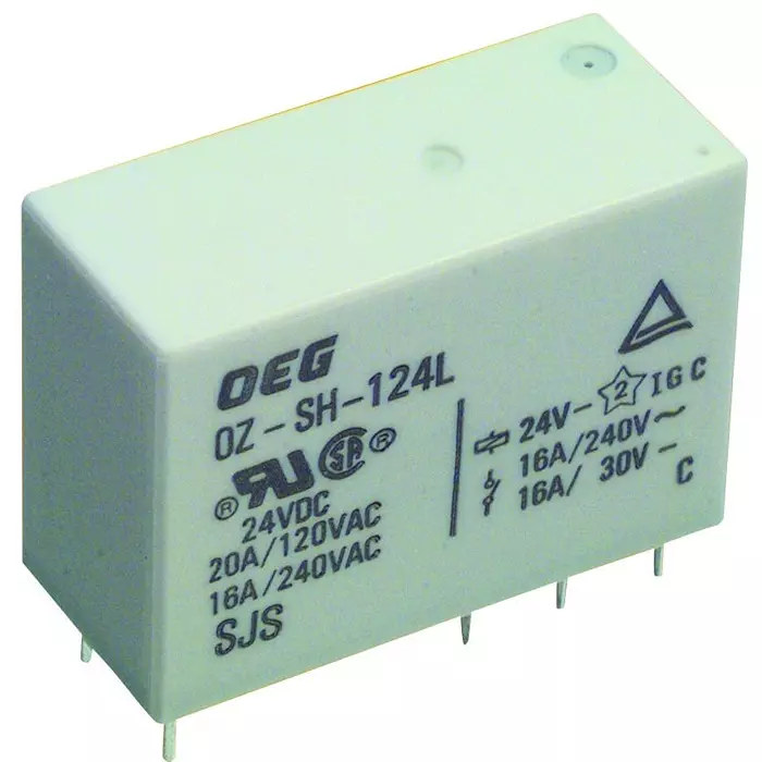 OEG - TE CONNECTIVITY Relay, Spst-No, 240Vac, 24Vdc, 16A, OZ-SS-112LM1
