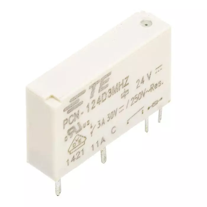 TE Connectivity PCN Power Relay PCB Mount SPST Through Hole 24 V DC 4800 Ω, PCN-124D3MHZ000