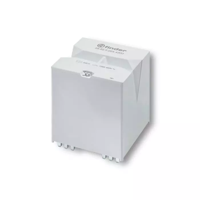 Finder PCB Mount Power Relay 12 V DC Coil 100 A Switching Current DPST, 68.22.90124300