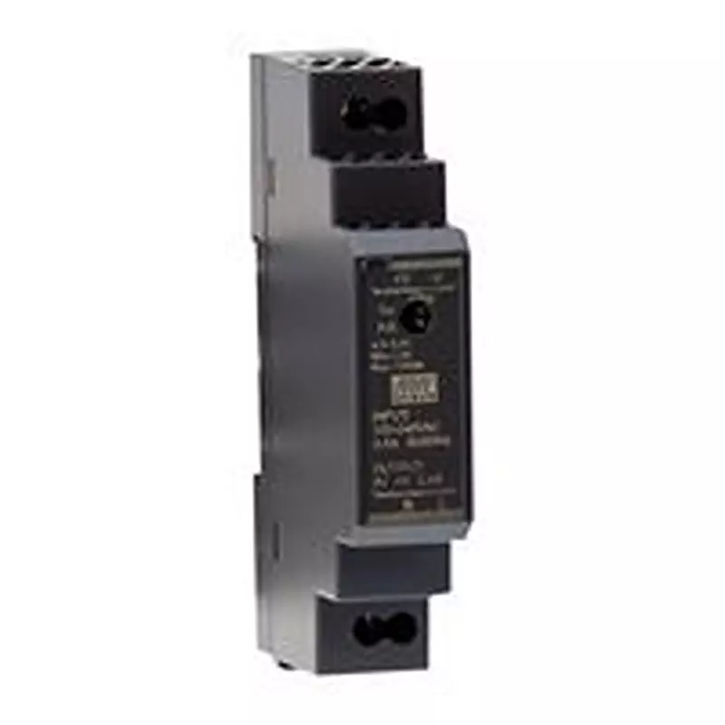 MEAN WELL POWER SUPPLY, AC-DC, 24V, 0.6A, HDR-15-24