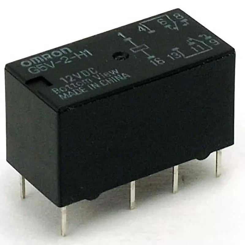 Omron Mini Signal Relay Printed Circuit Board Relays 2-Pole, G5V-2-H1 DC12