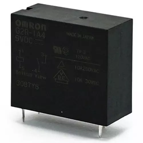 Omron Power Relay DC 9 V Rated Voltage, G2R-1A4-DC9