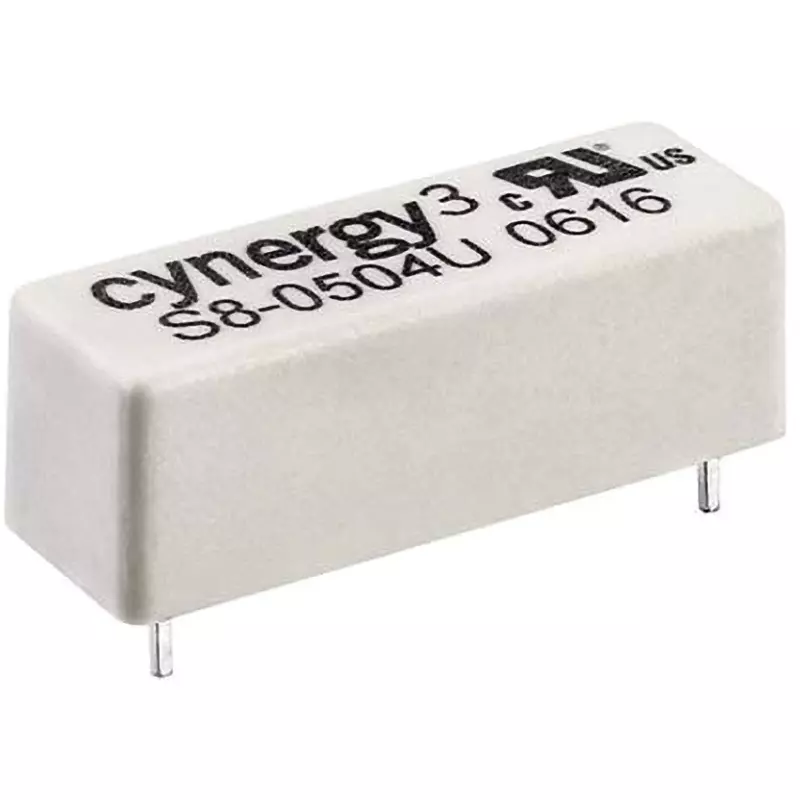 Cynergy3 Reed Relay 1.55 k Coil Resistance 24 V DC Coil Voltage 350 V DC Maximum Switching Voltage, S8-2405U