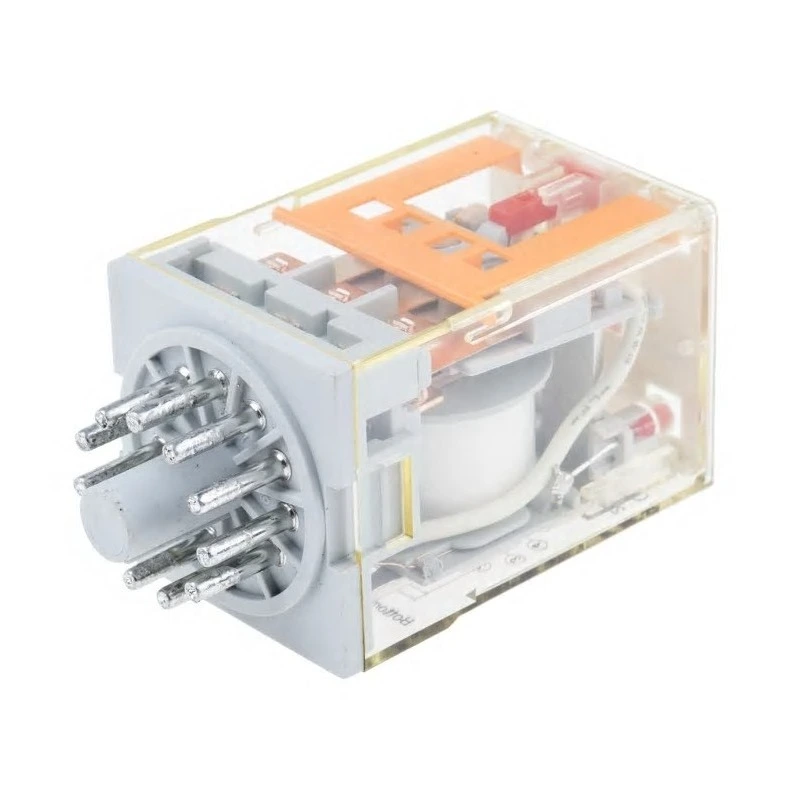RS PRO Power Relay Plug In Mount 24 V AC Coil 10A Switching Current Model No. 1217836