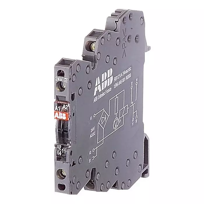 ABB Relay, Spdt, 250Vac, 6A, 1SNA645001R0300
