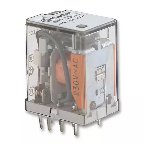 FINDER RELAY, 3PDT, 250VAC, 10A, 55.13.9.012.0000