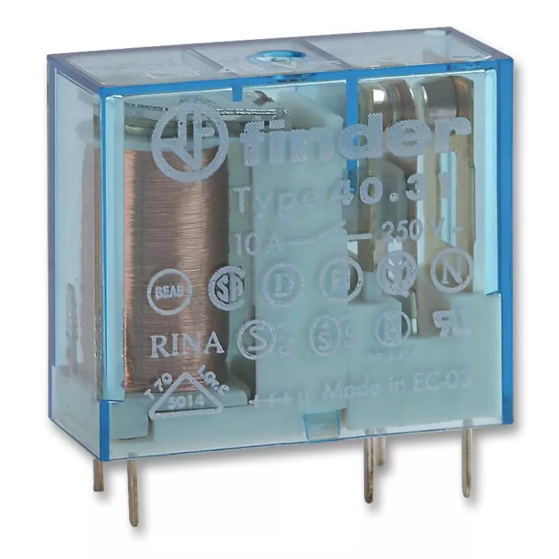 FINDER Relay, Spdt, 48VDC, 10A, 40.31.9.048.0000