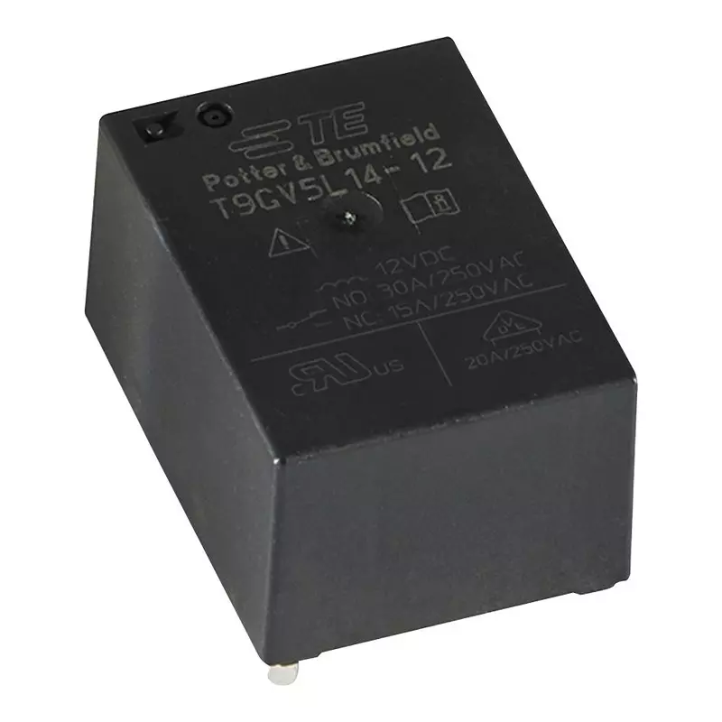 POTTER&BRUMFIELD - TE CONNECTIVITY Power Relay, Spst-No, 30A, 250VAC, Tht, T9GS1L14-24.