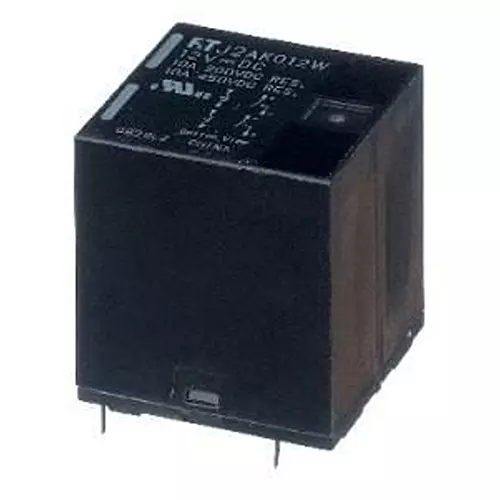 FCL Components Power Relay Through Hole Mount 1 Form A (SPST-NO) 10 Amp 600 V DC, FTR-J2AK110W
