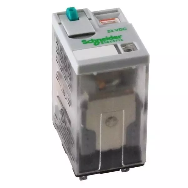 Schneider Electric Power Relay Panel Mount 2 Form C (DPDT-NO, NC) 15 Amp 300 V AC, 782XBXM4L-24D
