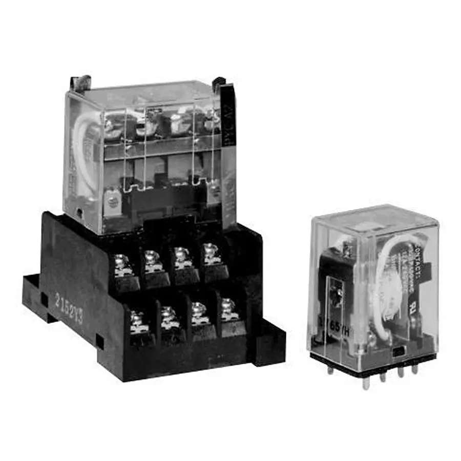 Omron Power Relay Panel Mount 2 Form C (DPDT-NO, NC) 10 Amp 250 V AC, 125 V DC, LY2-D-DC24