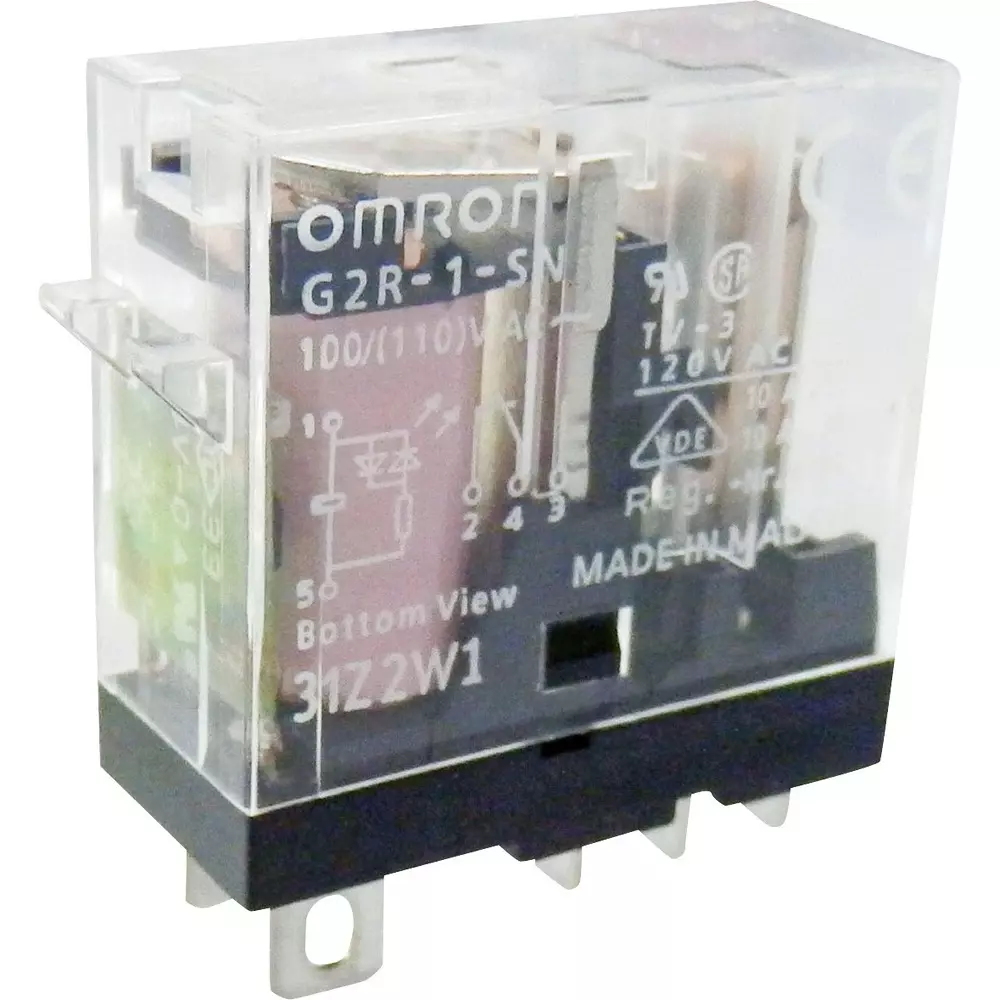 Omron Mini Power Relay 1-Pole Plug-In Terminal, G2R-1-SN AC100/(110)