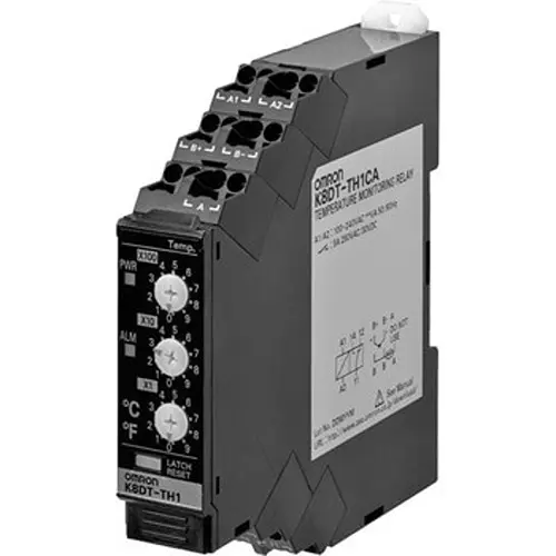 Omron Temperature Alarm Relay 3000 V AC Terminal: IP20 Portection, K8DT-TH1TA