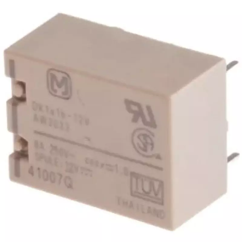 Panasonic Power Relay DC12 V, DK1A1B12 (Pack of 50 Pcs)