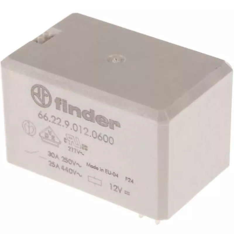 Finder Finder Relay AC440 V Maximum Allowable Contact Voltage DC 12 V Rated Coil Voltage, 66.22.9.012.0600