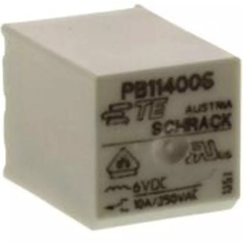 TE CONNECTIVITY Power Relay Board Mounting Type Of Sign SPDT Contact Configuration Through Hole Terminal Type, PB114006 (Pack of 1050)