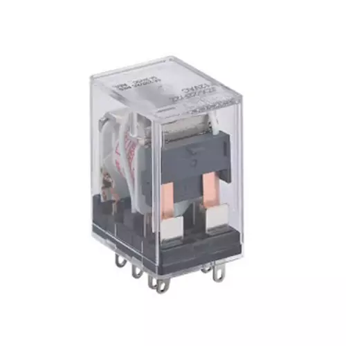 Chint Miniature Power Relay JZX-22F Series 2Z with Indicator Plug-in Type 24 V DC, 285188