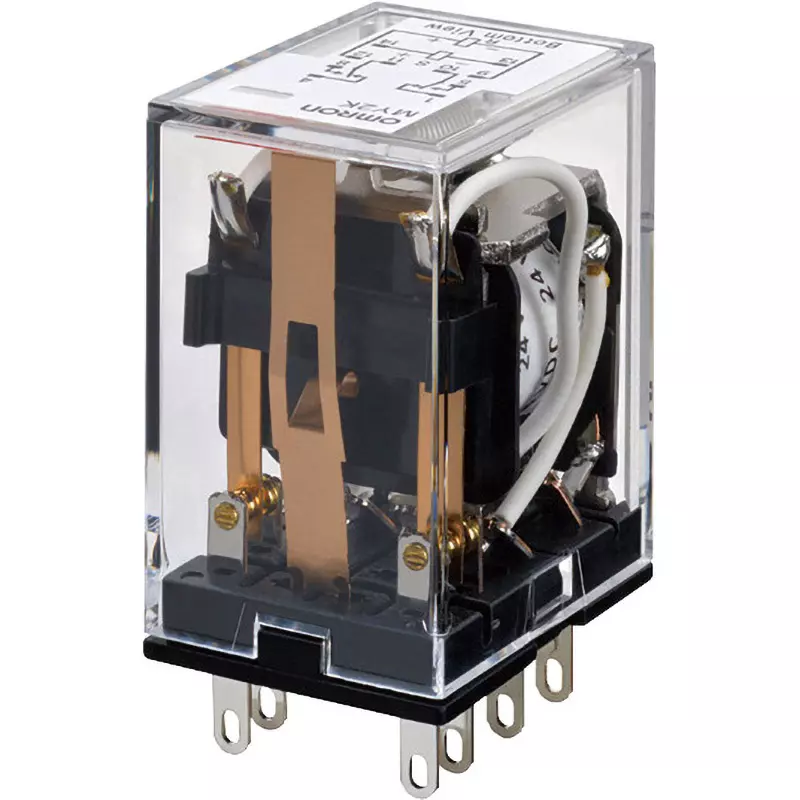 Omron Mini Power Relay DC 12 V Plug-in terminal, MY2K DC12