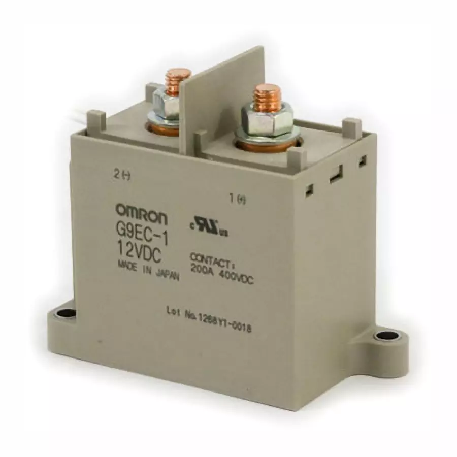 Buy Omron DC Power Relay 200 A Type Screw terminal DC 12 V, G9EC1DC12