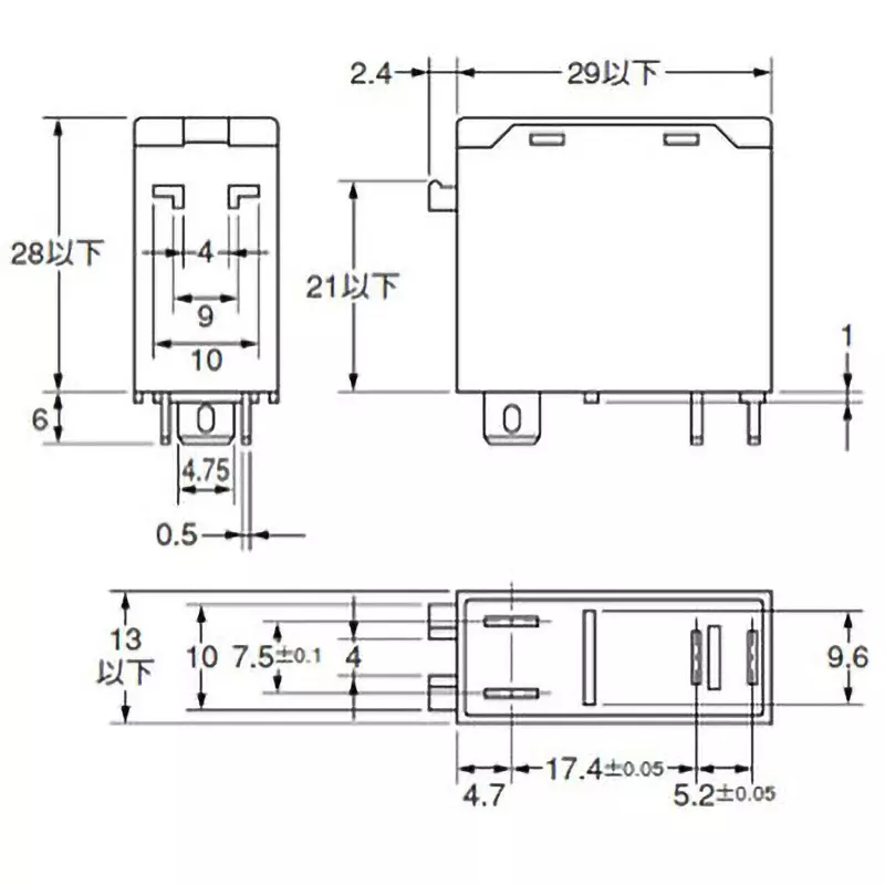 Omron Plug-In Terminal Power MOSFET Relay 100 mΩ or more with DC 500 V, G3RZ-201SLN DC12