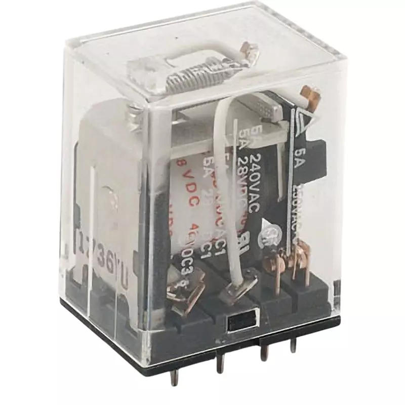 Omron PCB Terminal Mini Power Relay 2c Contact Configuration, MY2-02-DC48