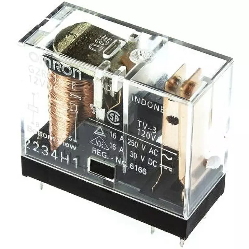 Omron G2R Power Relay 1A Contact Configuration 1 Pole
